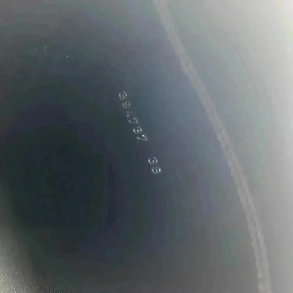 ALEXANDER McQUEEN Black Leather Metal Stud Detail Round-Toe Knee Boots 38 New* - Picture 15 of 16